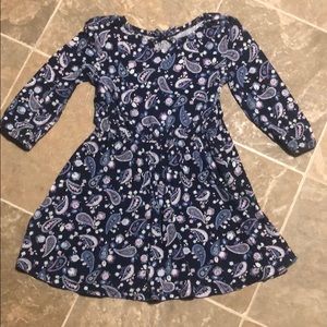 Navy and purple tunic